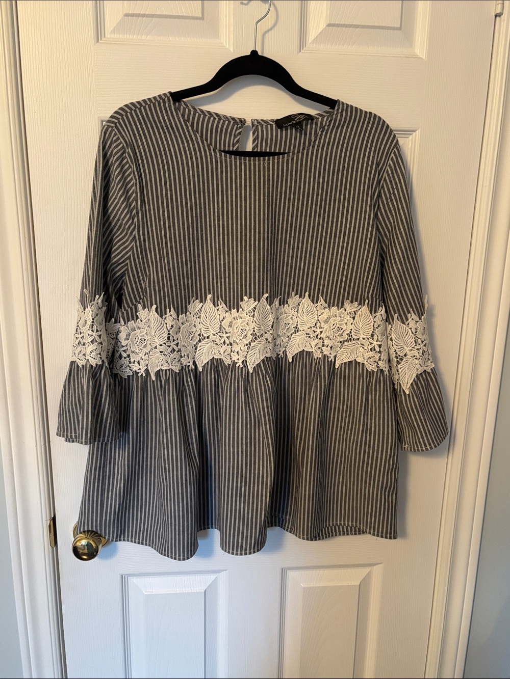 Suzanne Betro Peplum Blouse